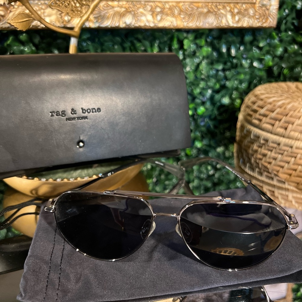 Rag and Bone Aviator Sunglasses